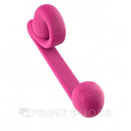 Вибромассажер для двойной стимуляции Snail Vibe розовый от sex shop primegoods фото 7