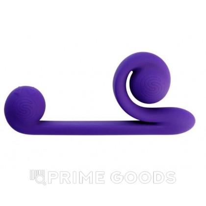 Вибромассажер для двойной стимуляции Snail Vibe фиолетовый от sex shop primegoods фото 6