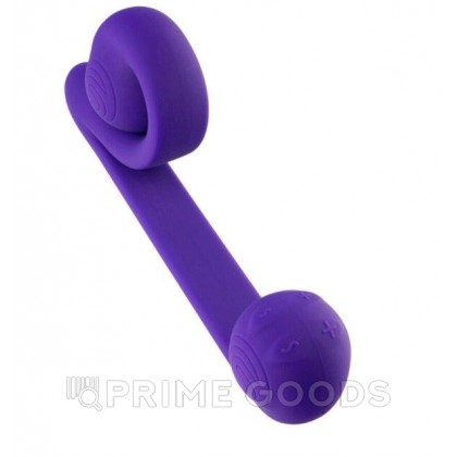 Вибромассажер для двойной стимуляции Snail Vibe фиолетовый от sex shop primegoods фото 7