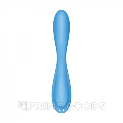 Мульти вибратор Satisfyer G-Spot Flex 4+ голубой Connect App от sex shop primegoods фото 2