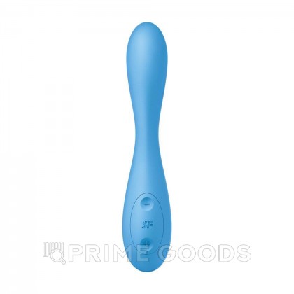 Мульти вибратор Satisfyer G-Spot Flex 4+ голубой Connect App от sex shop primegoods фото 3