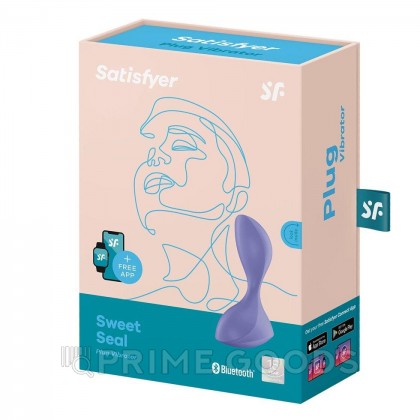 Анальная вибропробка Satisfyer Sweet Seal Connect App лиловая от sex shop primegoods фото 2