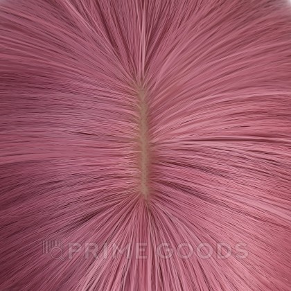 Парик искусственный с чёлкой цвет пепельно-розовый (#SHT608) от sex shop primegoods фото 2