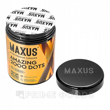 Презервативы MAXUS Amazing, точечные, 15 шт от sex shop primegoods фото 3