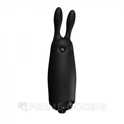 Карманный вибратор-кролик Rabbit Adrien Lastic черный от sex shop primegoods фото 4