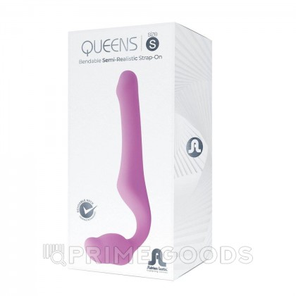 Безремневой страпон Queens (S) розовый от Adrien Lastic от sex shop primegoods фото 5