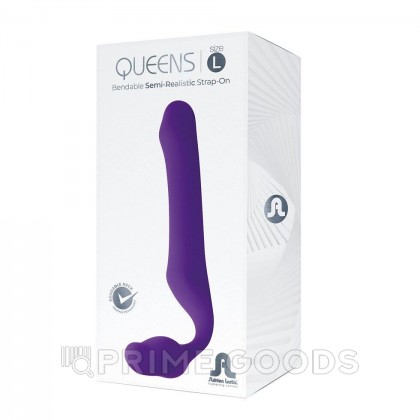 Безремневой страпон Queens (L) фиолетовый от Adrien Lastic от sex shop primegoods фото 5