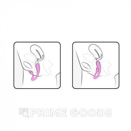 Двойной вибратор G-WAVE розовый от Adrien Lastic от sex shop primegoods фото 5