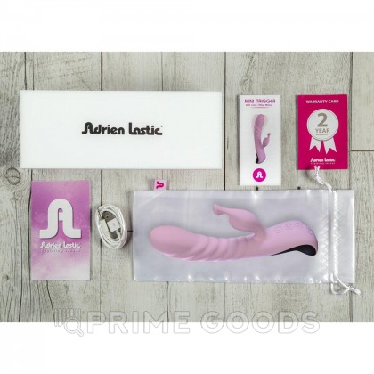 Вибратор Mini Trigger розовый от Adrien Lastic (18*2,9 см.) от sex shop primegoods фото 4