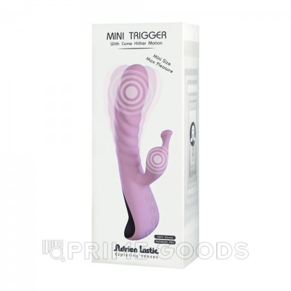 Вибратор Mini Trigger розовый от Adrien Lastic (18*2,9 см.) от sex shop primegoods фото 5