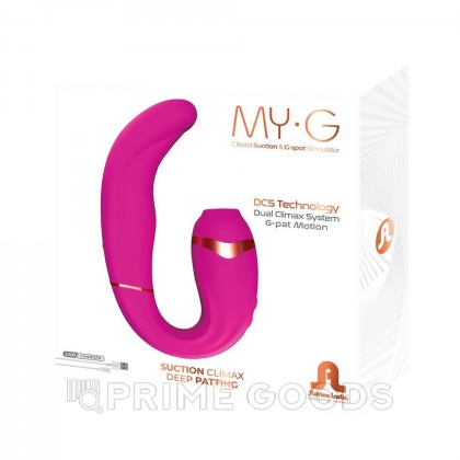 Стимулятор клитора и точки G My G розовый от Adrien Lastic от sex shop primegoods фото 7
