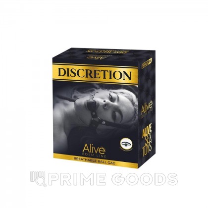 Кляп для рта Alive Discretion, красный  от sex shop primegoods фото 4