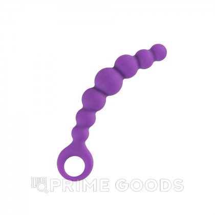 Анальная цепочка Bubble фиолетовая от Alive от sex shop primegoods