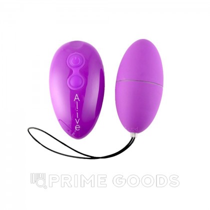 Виброяйцо Magic Egg фиолетовый с пультом ДУ от Alive от sex shop primegoods