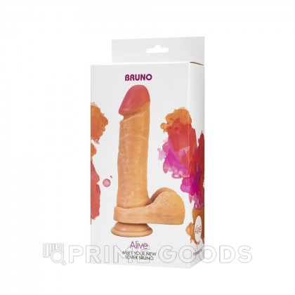 Реалистичный фаллоимитатор Bruno от Alive (22*4,3 см.) от sex shop primegoods фото 7