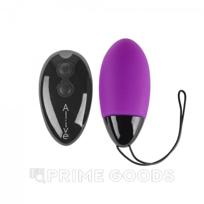 Виброяйцо Magic Egg MAX фиолетовое с пультом ДУ от Alive от sex shop primegoods