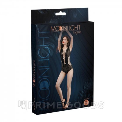 Сексуальный боди от Moonlight модель № 11 черный от sex shop primegoods фото 3