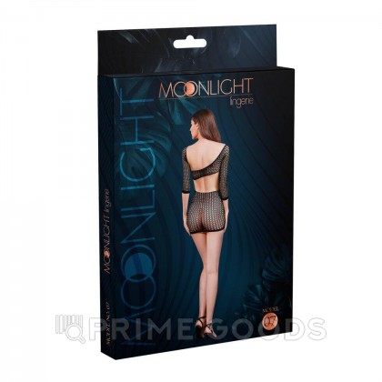 Сексуальное платье-сетка от Moonlight модель № 07 черное от sex shop primegoods фото 3