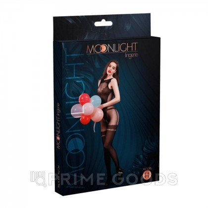 Боди сетка (комбинезон) от Moonlight модель 14 черная от sex shop primegoods фото 3