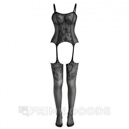 Эротическая бодисетка с имитацией чулок Drywell (S-M) от sex shop primegoods фото 2