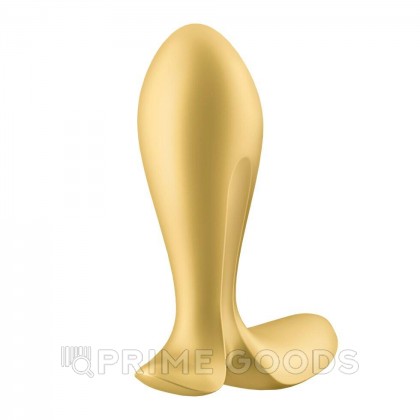 Анальный виброплаг Satisfyer Intensity Plug желтый (Connect App) от sex shop primegoods фото 14