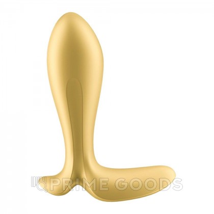 Анальный виброплаг Satisfyer Intensity Plug желтый (Connect App) от sex shop primegoods фото 15