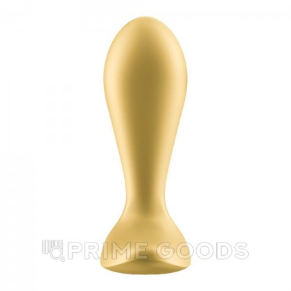 Анальный виброплаг Satisfyer Intensity Plug желтый (Connect App) от sex shop primegoods фото 11
