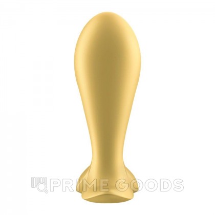 Анальный виброплаг Satisfyer Intensity Plug желтый (Connect App) от sex shop primegoods фото 12