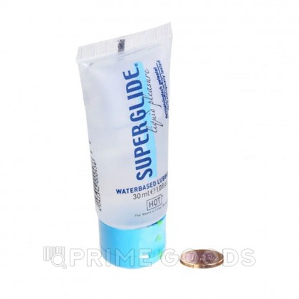 Лубрикант на водной основе Супер Глайд (SUPERGLIDE) HOT 30 мл. от sex shop primegoods фото 2