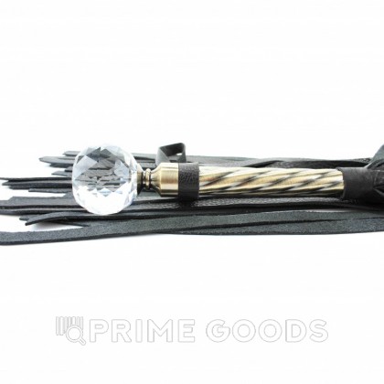 Плеть эксклюзивная с металлической ручкой от sex shop primegoods фото 3