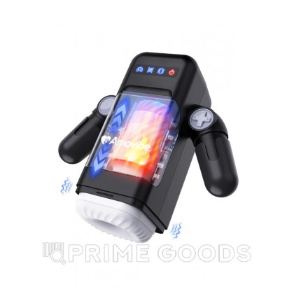 Инновационный робот-мастурбатор Game Cup (чёрный) от Amovibe от sex shop primegoods