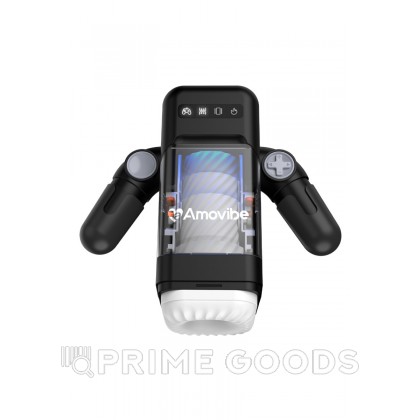 Инновационный робот-мастурбатор Game Cup (чёрный) от Amovibe от sex shop primegoods фото 10