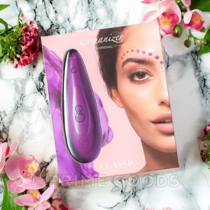 Бесконтактный клиторальный стимулятор Womanizer Classic пурпурный от sex shop primegoods фото 4