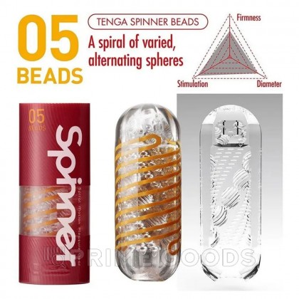 TENGA SPINNER Мастурбатор Beads от sex shop primegoods фото 4