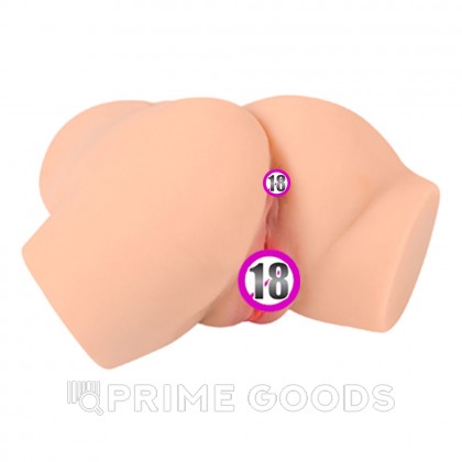 Реалистичный двойной мастурбатор Aiva (вагина+анус) от sex shop primegoods фото 4