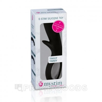 Стимулятор Mystim Tingly Timmy E-Stim серебряный (электростимуляция) от sex shop primegoods фото 5