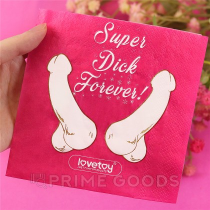 Салфетки для вечеринки Super Dick Forever (10 шт) от sex shop primegoods фото 7
