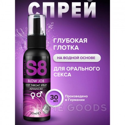 Спрей глубокая глотка S8 Deep Throat Spray, 30 мл от sex shop primegoods фото 2