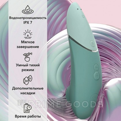 Бесконтактный клиторальный стимулятор Womanizer Next цвет шалфея от sex shop primegoods фото 10