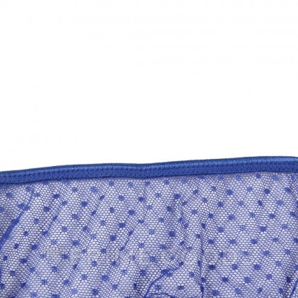 Трусики на высокой посадке Lace Strappy синие (размер XS-S) от sex shop primegoods фото 8