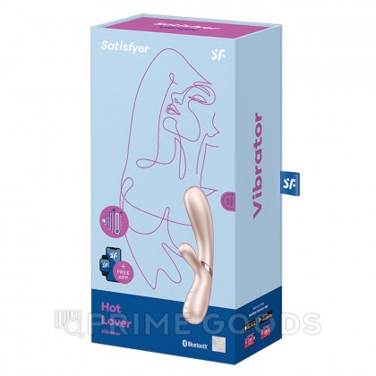 Вибратор с подогревом Satisfyer Hot Lover, бежевый от sex shop primegoods фото 2