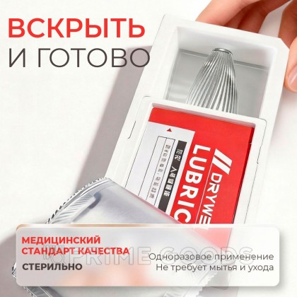 Одноразовый мужской мастурбатор Violent Yellow Drywell от sex shop primegoods фото 5