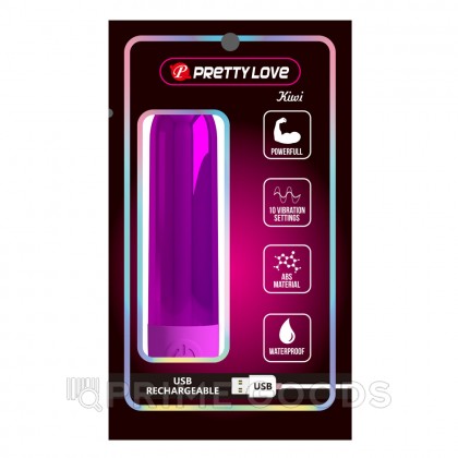 Перезаряжаемая вибропуля «Kiwi Pretty Love» фиолетовая от sex shop primegoods фото 5