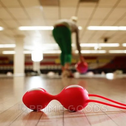 Вагинальные шарики Fun factory SMARTBALLS DUO, красно-белые от sex shop primegoods фото 3