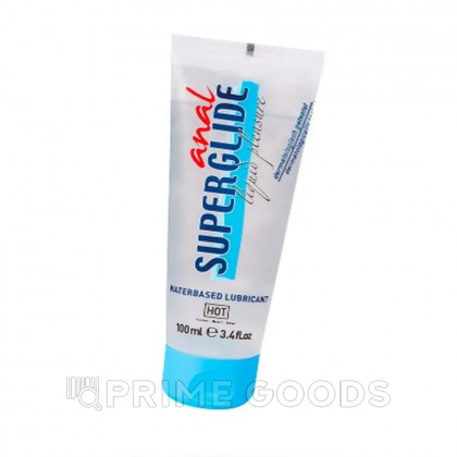 Лубрикант на водной основе anal SUPERGLIDE HOT 100 мл. от sex shop primegoods фото 2