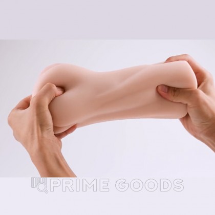 Реалистичный мастурбатор в виде вагины и половых губ Elaine от sex shop primegoods фото 4