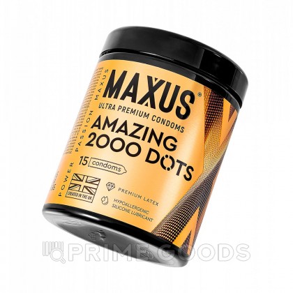 Презервативы MAXUS Amazing, точечные, 15 шт от sex shop primegoods фото 2