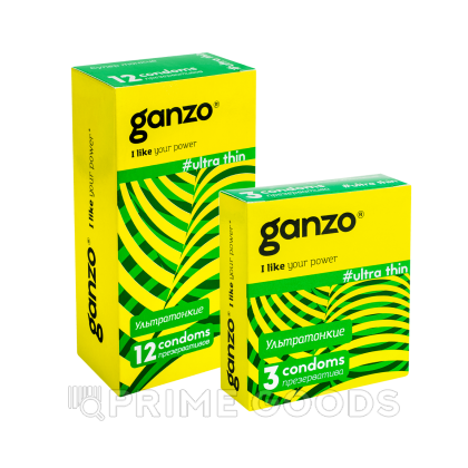 Презервативы GANZO ULTRA THIN №12 (Супер тонкие), 12 шт. от sex shop primegoods