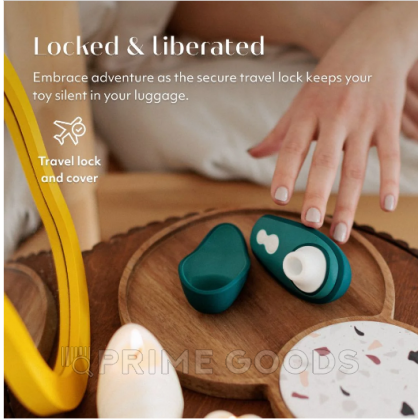 Бесконтактный клиторальный стимулятор Womanizer Liberty 2, темно-бирюзовый от sex shop primegoods фото 3