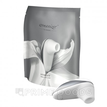 Бесконтактный клиторальный стимулятор Womanizer Starlet белый от sex shop primegoods фото 2